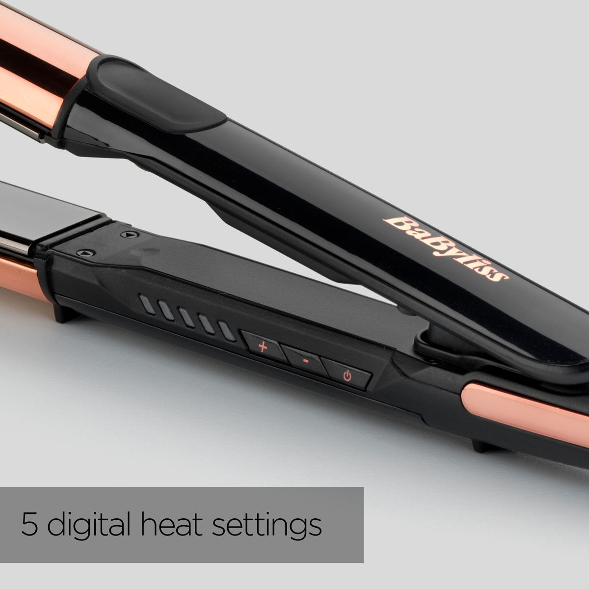 5 digital heat settings
